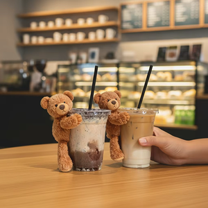 Mini Orsacchiotto di Peluche per Caffè - Product Image 1