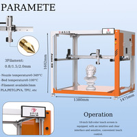 JUMO Printer 3D Partikel Format Besar Teknologi FGF Penggunaan Industri Presisi Tinggi Baru Masa Pakai 1 Tahun Cetakan Patung