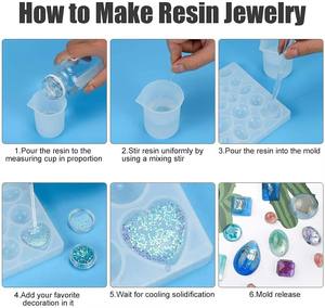 อีพ็อกซี่เรซิ่นใส ชุดอีพ็อกซี่เรซิ่นใส ไม่เหลือง ไม่มีฟองอากาศ เรซิ่นสำหรับงานศิลปะ งานฝีมือ ทำเครื่องประดับ งานไม้ - Product Image 2