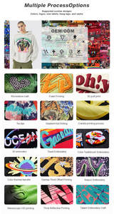 شعار مخصص التمويه هوديي شجرة التمويه سحاب الرجال هوديي التطريز Boxy صالح المحاصيل البريدي حتى هوديي للرجال - Product Image 5