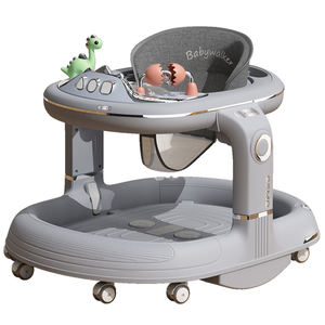 Yeni Model çok fonksiyonlu müzik yürüteç bebek katlanır plastik yuvarlak bebek itme yürüteç 4 In 1 tekerlekler ve koltuk ile - Product Image 1