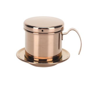 Filtre à café vietnamien Phin en acier inoxydable robuste, réutilisable, pour une infusion manuelle authentique à dégoulinement lent - Product Image 1