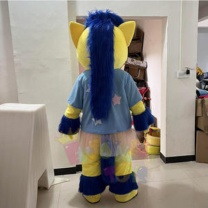 Costume de mascotte de licorne adulte personnalisable de haute qualité Costume de performance de <span class=keywords><strong>patrouille</strong></span> en <span class=keywords><strong>peluche</strong></span> et EVA unisexe pour Noël et Halloween - Product Image 5