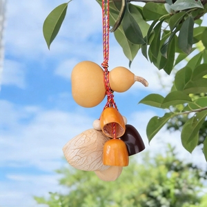 Wholesale Handcrafted Dried Calabash And Mixed Fruit Shell Hanging Decor <b>Wind</b> <b>Chime</b> - Product Image 4