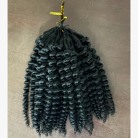 Prix de gros – Extensions de cheveux humains brésiliens vierges de haute qualité pour tresses bohèmes bouclées à micro-liens