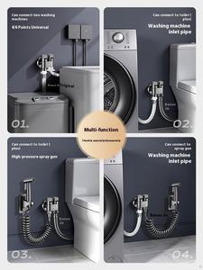 Vanne <span class=keywords><strong>d</strong></span>'arrêt <span class=keywords><strong>d</strong></span>'eau automatique à <span class=keywords><strong>double</strong></span> <span class=keywords><strong>sortie</strong></span> à usage domestique Vanne <span class=keywords><strong>d</strong></span>'angle en laiton <span class=keywords><strong>Robinet</strong></span> un-en-deux-Joint pour machine à laver pour salle de bain - Product Image 5