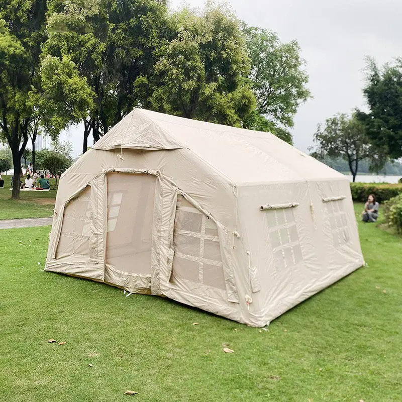 Campeggio all'aperto impermeabile 3-4 persone famiglia portatile gonfiabile tenda gonfiabile per casa