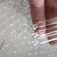 Pipette Pasteur numérique en verre graduée NQFIBER avec tête en caoutchouc, tubes en verre de 0,5 ml, 1 ml, 2 ml, 3 ml, 5 ml, 10 ml