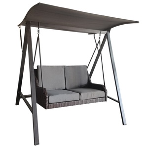 YOHO 3 Places Balançoire Hamac Patio Extérieur/Intérieur Balançoire Patio Balançoire Avec Toile - Product Image 3