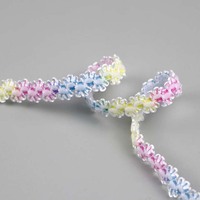 Bande élastique décorative colorée pour sous-vêtements, sangle en nylon extensible pour la confection de textiles de maison DIY