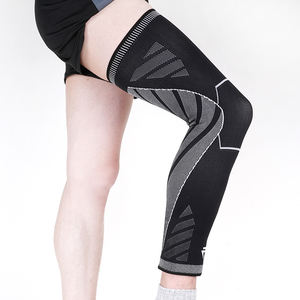 Baloncesto y ciclismo Compresión Rodilleras Pierna completa Nylon para artritis y venas varicosas Hinchazón Protector - Product Image 1