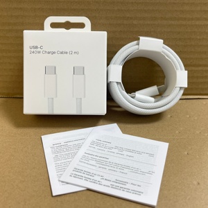 Câble USB C tressé 240W 2M Type C Câble de charge rapide Câble de données <span class=keywords><strong>Chargeur</strong></span> pour iPhone 15 16Pro Max iPad Pad <span class=keywords><strong>Mac</strong></span> Bok - Product Image 4