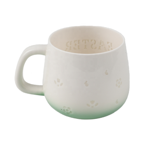 Custom <strong>Easter</strong> Themed Gradient Ceramic <strong>Mug</strong> - Embossed Pattern Coffee Cup for Gift &amp; Daily Use - Product Image 4