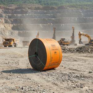 Dongfeng Fabrik Solider Gewebter Flammhemmender Fördergurt Industrieller Gummigurt für Bergbau-Fördersysteme - Product Image 1