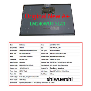 شاشة LCD أصلية جديدة بالجملة مقاس 24 بوصة طراز LM240WU7-SLA1 LM240WU7 SLA3 SLB1 SLB2 LTM240CL03 04 05 06 07 08 للاستخدام الصناعي - Product Image 2