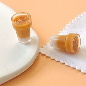 100 pièces de figurines miniatures en résine en forme de tasses à café, ornements 3D pour maison de poupée, mugs à boisson, pour la fabrication de bijoux, les fêtes et le bricolage - Product Image 6