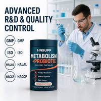 Capsules de caféine 100mg au gingembre probiotique pour le soutien du métabolisme et du système immunitaire, marque privée OEM pour adultes