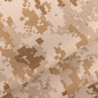 Veste tactique uniforme RTS 50% nylon 50% coton AOR1 WR, imprimé camouflage, tissu NYCO Ripstop IRR tissé