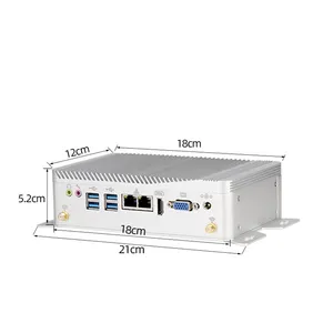 GZM Micro Industrial Computer I3 6157U Fanless Mini PC Win10 Linux