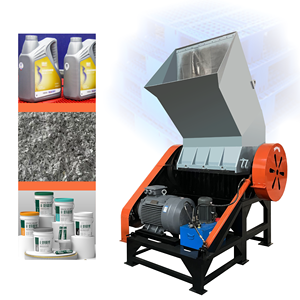 1000 modello di bottiglie per animali domestici macchina di plastica tamburo trituratore macchina di plastica riciclaggio rifiuti di plastica macchina trituratore trituratore - Product Image 1