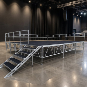 Heavy Duty Aluminum Stage Mobile <b>Frame</b> Adjustable 2m for Conference Use - Product Image 5