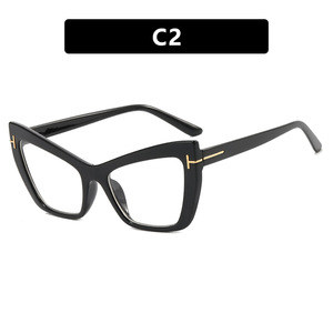 Nuova moda FCJ occhiali da lettura con lenti piatte Anti-luce blu