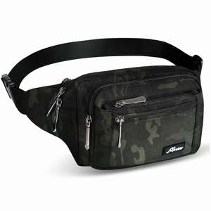 Multifunctional Waterproof Travel Phone <b>Pouch</b> Zipper Oxford Cloth Waist Bag Casual Men Cross Body Chest Bag - Product Image 5
