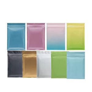 Bolsas de Embalaje de Papel de Aluminio Multicolor con Cierre Superior, Autoportantes, Reciclables, Impresas con Serigrafía, para Alimentos para Mascotas, Granos de Café, en Pequeños Lotes - Product Image 2