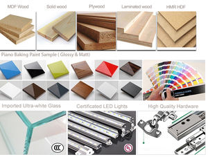 מדפי תצוגה מודרניים עם תאורת לד לבשמים וקוסמטיקה לחנויות קמעונאיות ותצוגות - Product Image 6