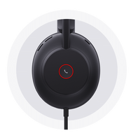 Auriculares con Cable Yealink UH37, USB-C/A, Micrófono Dual, Reducción de Ruido, EQ Dinámico, Auriculares con Cable sobre la Oreja