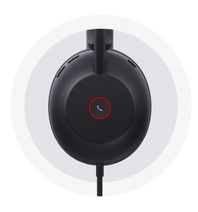 Casque filaire Yealink UH37 avec double microphone USB-C/A, réduction de bruit, égaliseur dynamique, casque supra-auriculaire filaire - Product Image 5