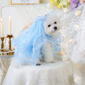 Verschiedene Schleier-Designs <span class=keywords><strong>2026</strong></span> Neue Haustierprodukte Hundebekleidung Zubehör Hunde-Hochzeitsschleier - Product Image 6