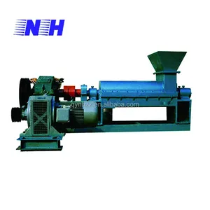 Screw extruder for sludge dewatering for paper making factory spiral extruder with easy disassembly cleaning