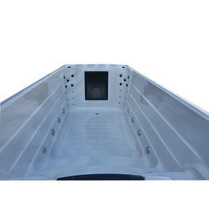 BG-6623 chinois bon marché extérieur acrylique Spa Design moderne piscine sans fin avec Machine d'entraînement de massage et fonction de tourbillon - Product Image 4