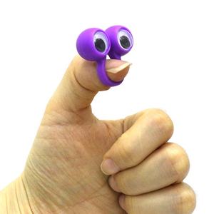 Marionnettes doigt globe oculaire anneaux oeil doigt marionnette oeil sur anneaux Googly globe oculaire anneau fête faveur jouets pour enfants Pâques seau Stuffers - Product Image 6