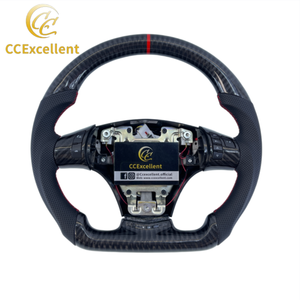Volant en fibre de carbone véritable pour Chevrolet <span class=keywords><strong>Corvette</strong></span> C6 <span class=keywords><strong>2005</strong></span>-2013, <span class=keywords><strong>prix</strong></span> de gros, fourni par l'usine Ccexcellent - Product Image 1