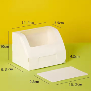 Thiết Kế Mới Pastry Hiển Thị Gói Hộp Có Thể Tái Chế Bán Buôn Tùy Chỉnh Thực Phẩm Cookie Bao Bì Hộp Với Cửa Sổ Cho Cookie Hộp - Product Image 2