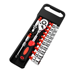 Dzt 12Pc Ratchet Wrench Set Metric <b>Socket</b> Auto Repair Small Flyer Quick Release - Product Image 5