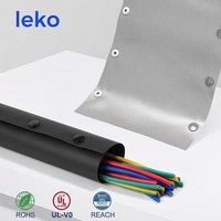 Gaine de câble PVC ignifuge UL94-V0 RoHS pour centre de données, à fixation rapide, pour gaine de câblage industrielle