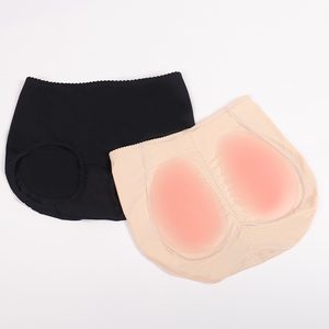 Panties transpirables con almohadillas para realce de glúteos brasileños, control medio, uso diario, nailon y elastano - Product Image 5