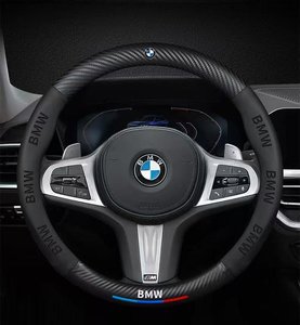 Housse de <span class=keywords><strong>volant</strong></span> de voiture sport de luxe en cuir artificiel à 3 branches pour <span class=keywords><strong>BMW</strong></span> Série 1/2/3/4/5/6/7 <span class=keywords><strong>X3</strong></span>/X1/X2/X4/X5/X6/X7 - Product Image 4