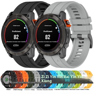 <span class=keywords><strong>Gamin</strong></span> Fenix8 correa de <span class=keywords><strong>reloj</strong></span> inteligente de silicona de liberación rápida compatible con Fenix6 6X Fenix5 5X - Product Image 2