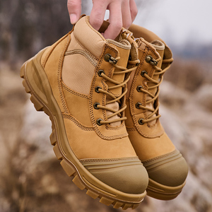 <span class=keywords><strong>Scarpe</strong></span> Antinfortunistiche Unisex <span class=keywords><strong>S3</strong></span> in Pelle Bovina, Suola a Doppia Densità in PU, Resistenti ad Acidi e Oli, Antiscivolo, Certificate CE per Uso Industriale - Product Image 5