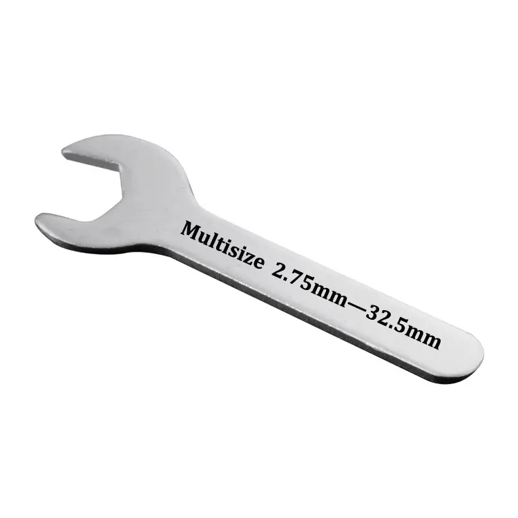 Multi-size 2.75mm-32.5mm single open end thin wrench,stamp steel wrench
