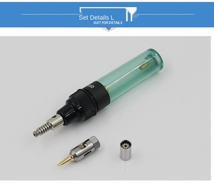 Stylo de soudage à pointe de <span class=keywords><strong>Butane</strong></span> sans fil 1300 Celsius, <span class=keywords><strong>fer</strong></span> à <span class=keywords><strong>souder</strong></span> au gaz rouge au <span class=keywords><strong>Butane</strong></span> - Product Image 3
