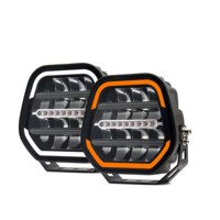 Phare antibrouillard robuste de 7 pouces 96 watts de qualité marine avec boîtier étanche pour bateaux de pêche et embarcations tout-terrain