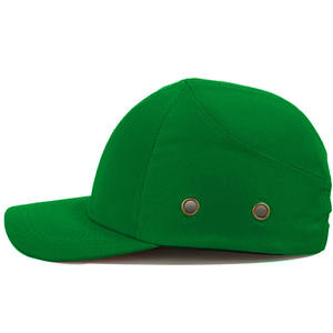 Gorra de béisbol verde con logotipo personalizado directo del fabricante Diseño elegante con tira reflectante - Product Image 1