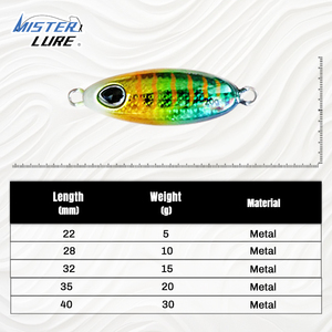 เหยื่อตกปลาทะเล <span class=keywords><strong>MISTER</strong></span> JIGGING 30 กรัม เรืองแสงในที่มืด เหยื่อจิ๊กโลหะแบบ Slow Pitch - Product Image 2