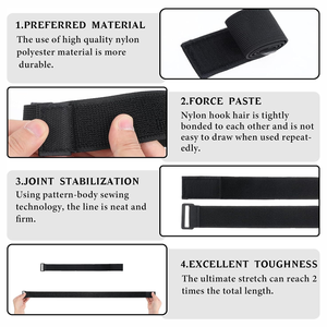 Sangles de jambe réglables pour pantalons de cyclisme, de pêche et de sport – Bandes de maintien élastiques pour une sécurité accrue - Product Image 3