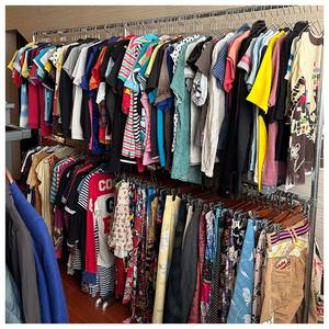 Factory Clearance Bulk Wholesale Cotton Women's Summer <b>T</b>-<b>Shirts</b> Hong Kong Origin Mixed Styles in <b>Bundles</b> - Product Image 5